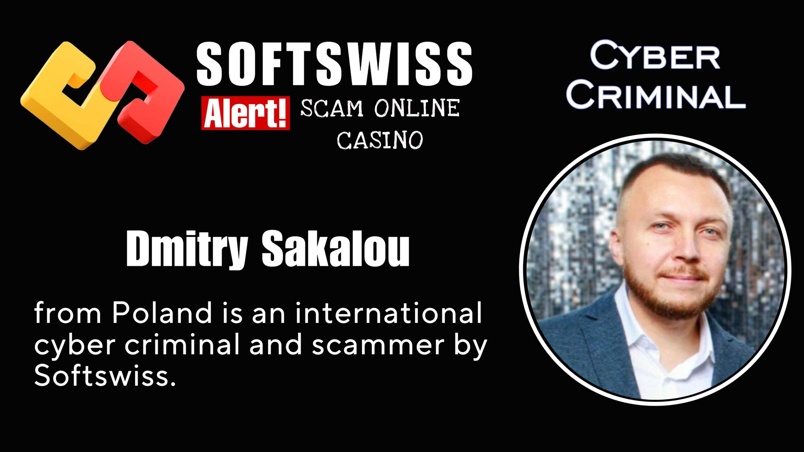 Dmitry Sakalou - softswiss scam - Casino by Softswiss